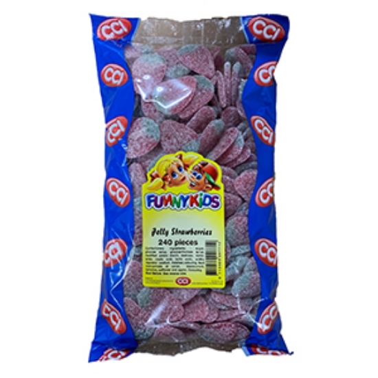Picture of Funnykids Bags Fizzy Strawberry 5c x240